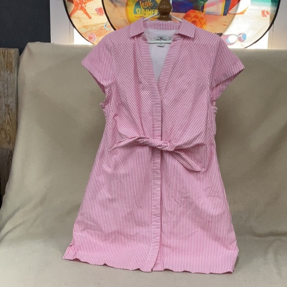 Vineyard Vines Pink Striped Dress - Picture 2 of 5
